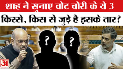 Amit Shah cited three incidents of vote theft in Parliament.
