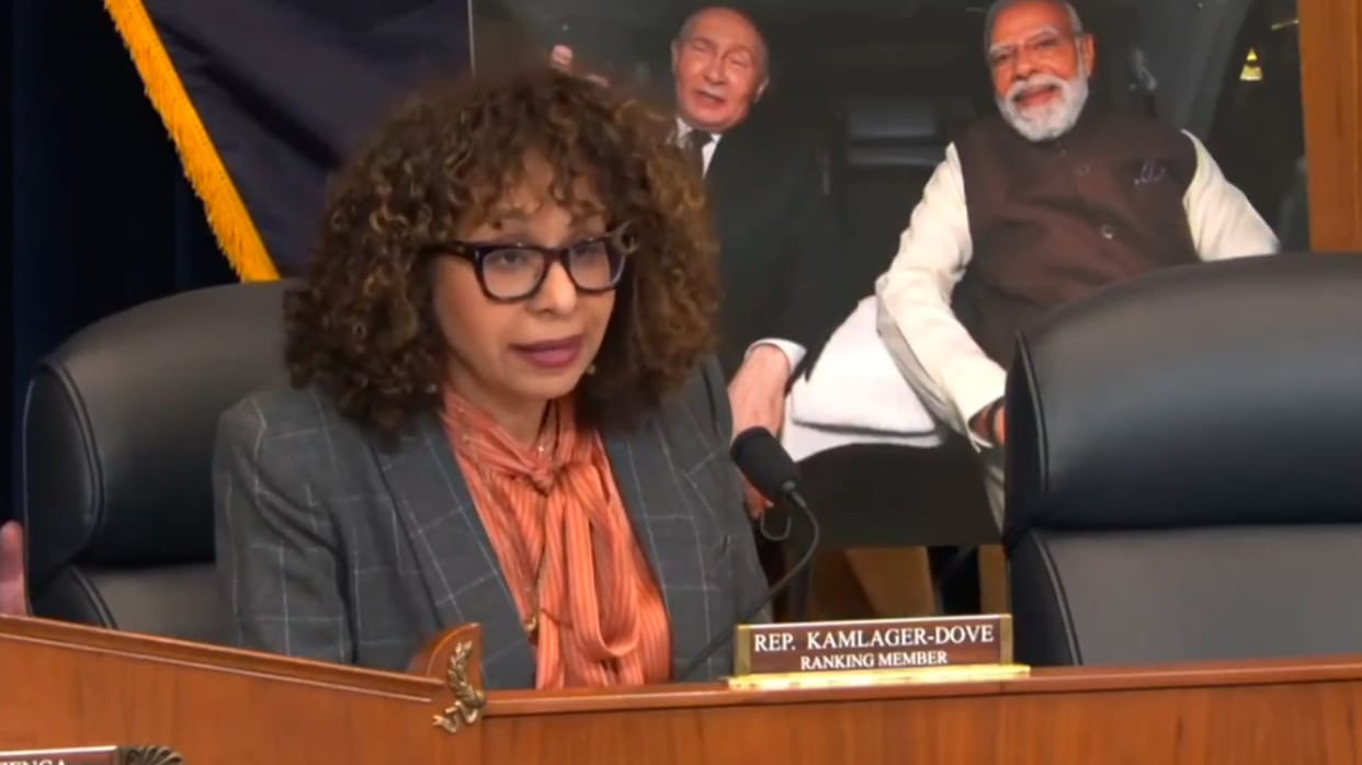 Putin-Modi selfie in car displayed in US Congress Sydney Kamlager Dove said picture worth thousand words