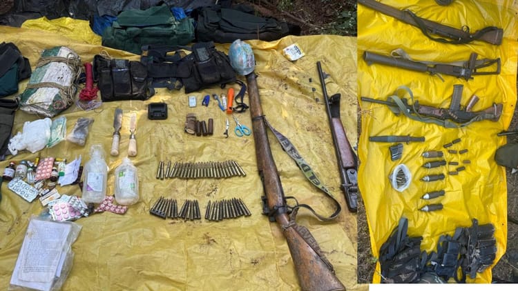 नक्सल विरोधी अभियान में बड़ी सफलता: राजनांदगांव के लमरा जंगल से हथियार बरामद, माओवादियों से मिली थी इनपुट