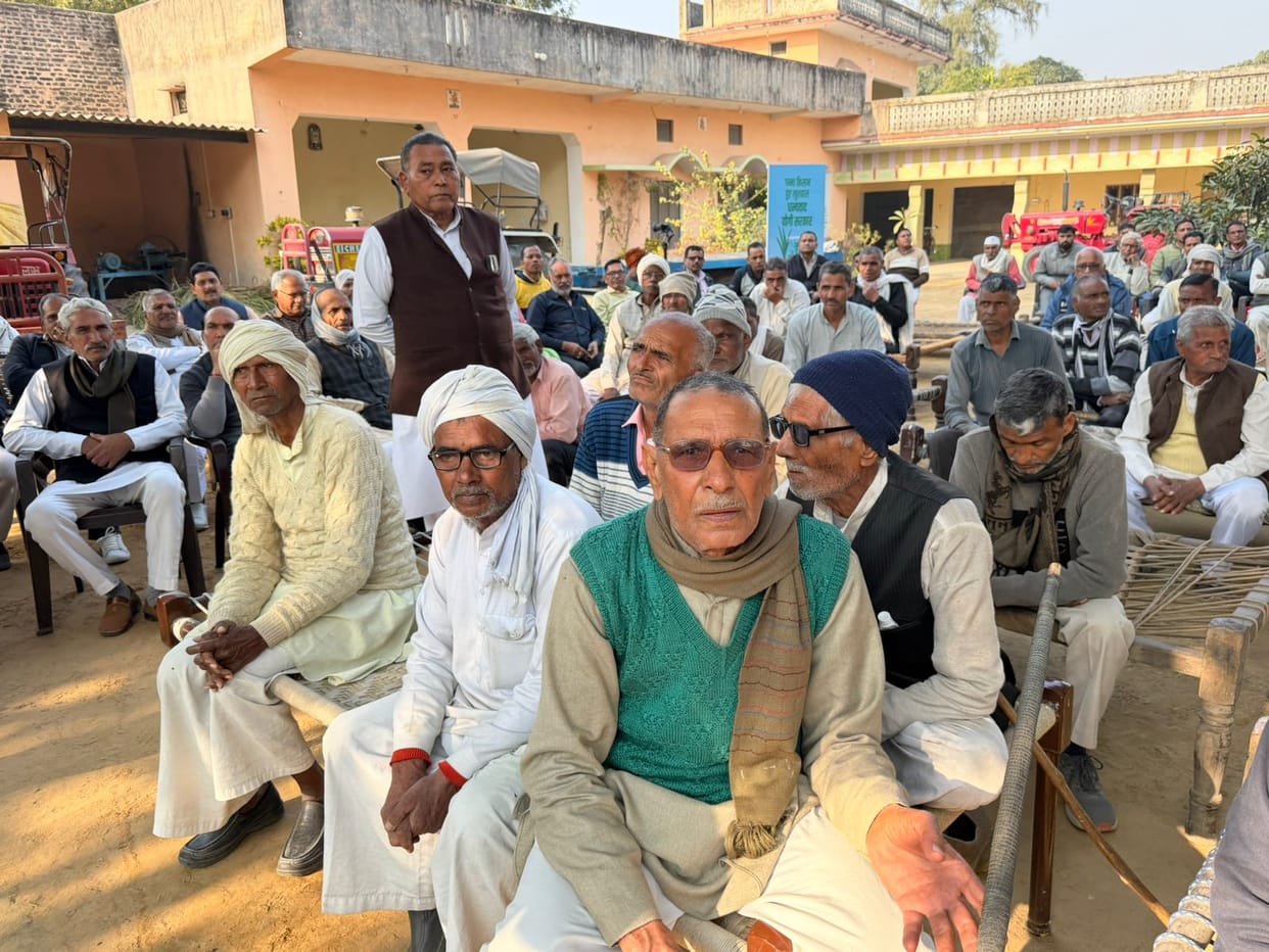 Over 500 farmers attended the UP Chaupal saying the government has taken steps to make us self-reliant.
