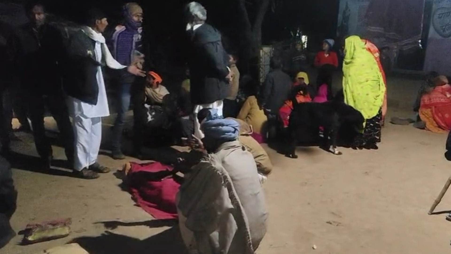 घटना के बाद पसरा मातम।