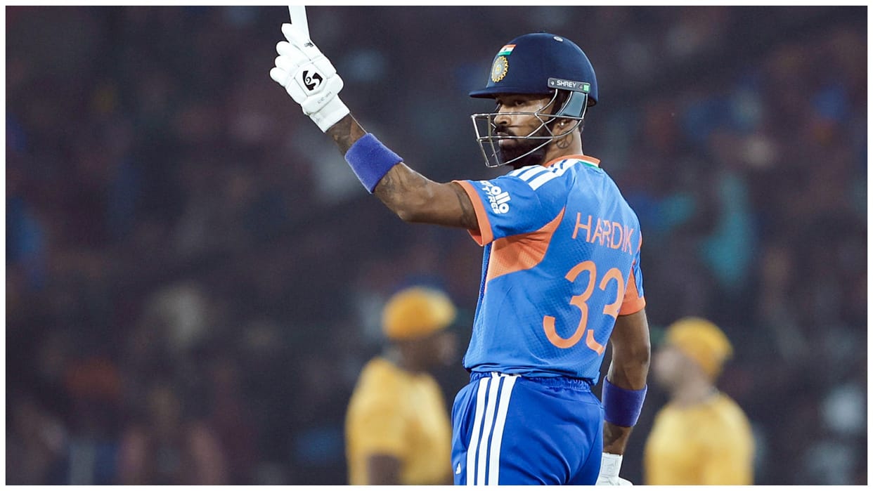 Hardik Pandya misses 6 sixes in an over slams 68-ball century in Vijay Hazare Trophy against Vidarbha