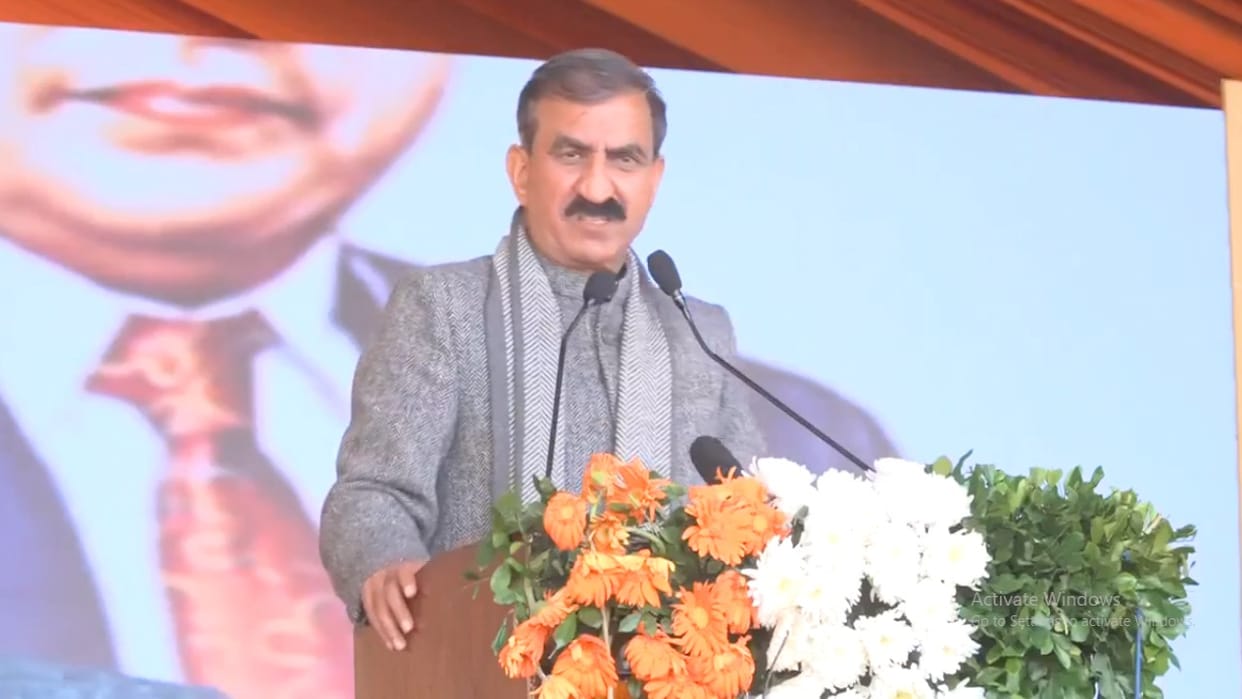 HP Sukhu Govt three years celebration jan sankalp sammelan rally live update