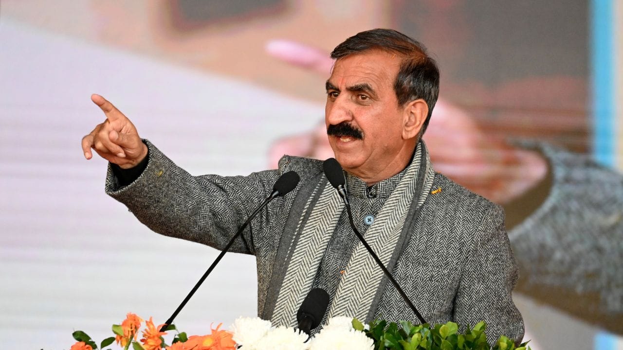 मुख्यमंत्री सुखविंद्र सिंह सुक्खू। (फाइल फोटो)।