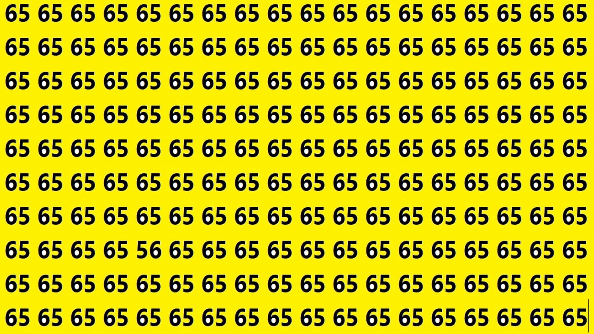 Optical Illusion iq test brain teaser image Can You Spot 56 Within 15 Seconds?