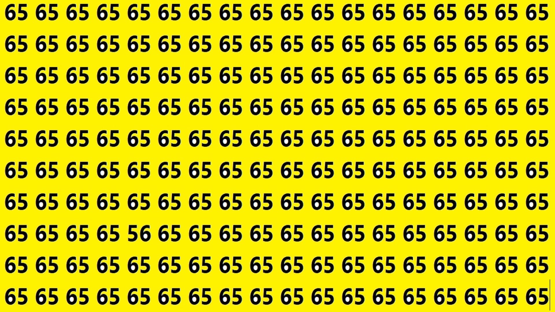 Optical Illusion iq test brain teaser image Can You Spot 56 Within 15 Seconds?