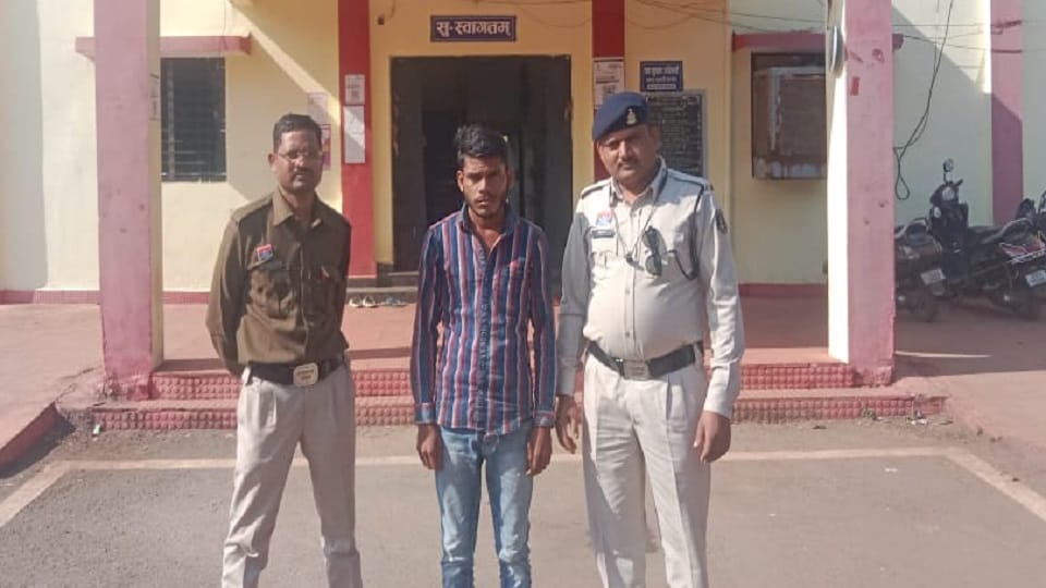 A young man has been arrested on charges of fraudulently activating and selling SIM cards