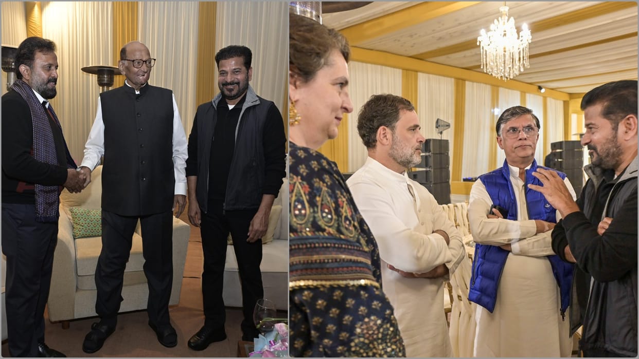 Rahul, Priyanka, Ajit Pawar, Gautam Adani attend dinner hosted by Sharad Pawar