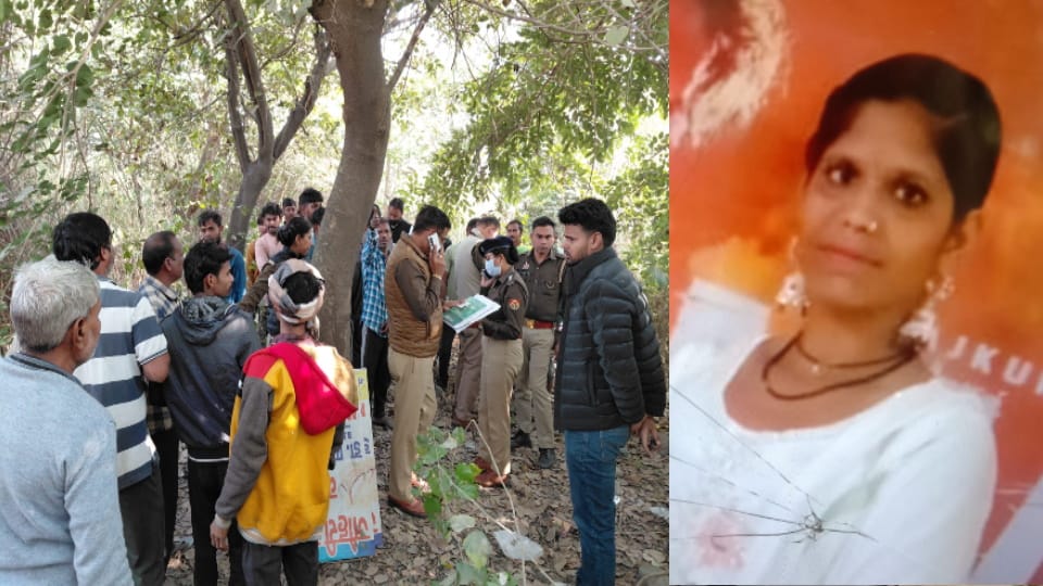 Meerut: Young woman found hanging from tree on Gagol Road in Meerut, family suspects murder