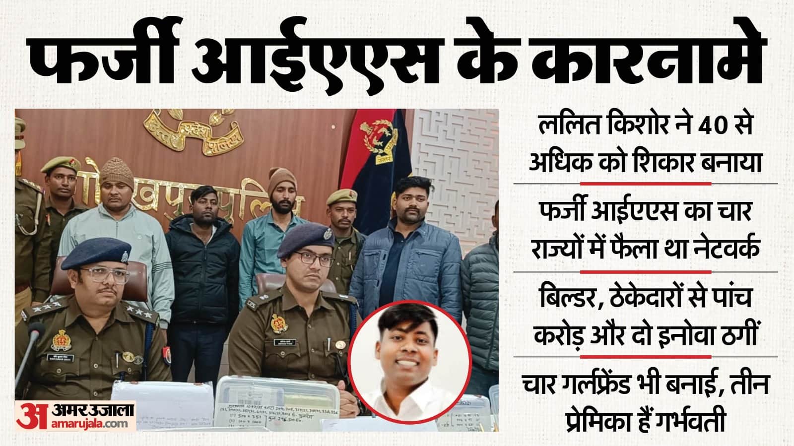 UP News Fake IAS Officer Busted Cheated Over People Across Four States Details in Hindi