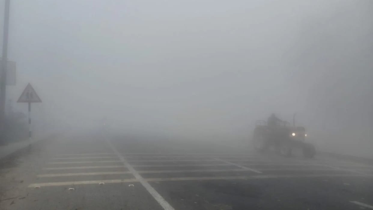NHAI takes measures to enhance visibility due to foggy conditions Latest News in Hindi