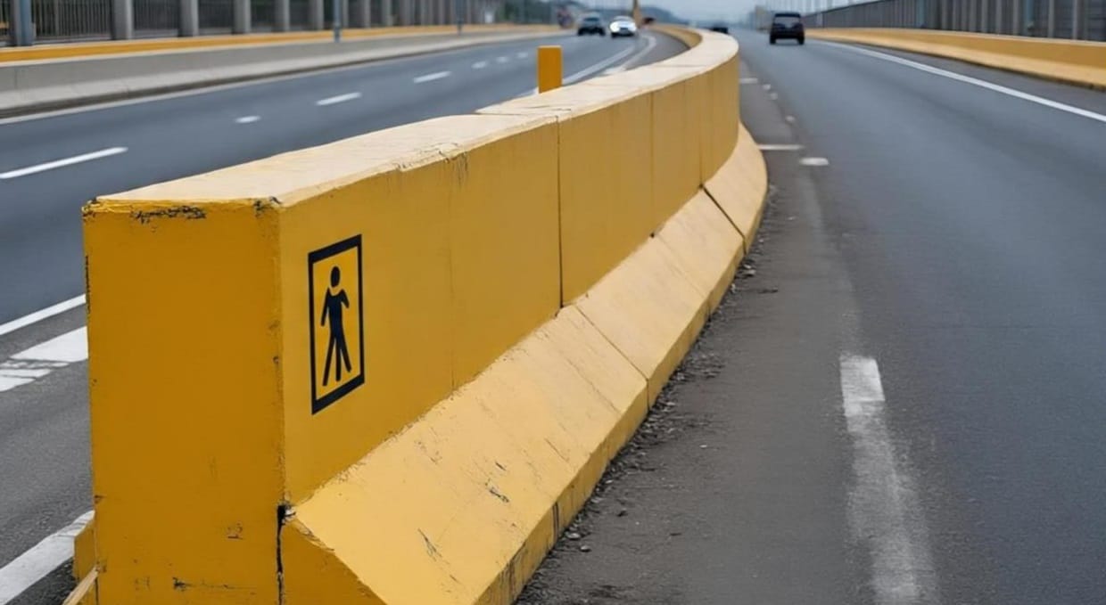 Kannauj Agra Lucknow Expressway crash barriers installed at cost of Rs 90 crore renovation with Rs 150 crore