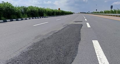 Kannauj Agra Lucknow Expressway crash barriers installed at cost of Rs 90 crore renovation with Rs 150 crore