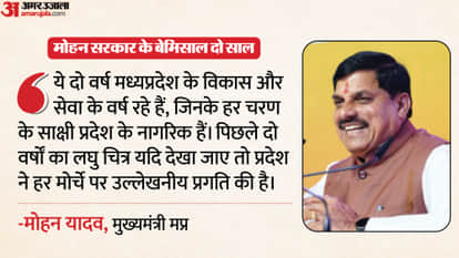 Mohan's two years: development, good governance and a clear roadmap for the future; CM says government committ