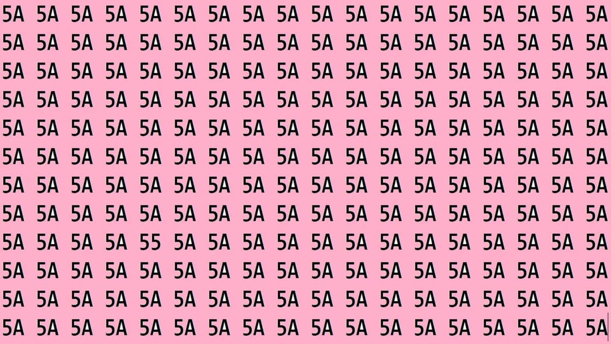 Optical Illusion IQ Test Brain Test If You Have Hawk Eyes Then Find 55 in 25 seconds