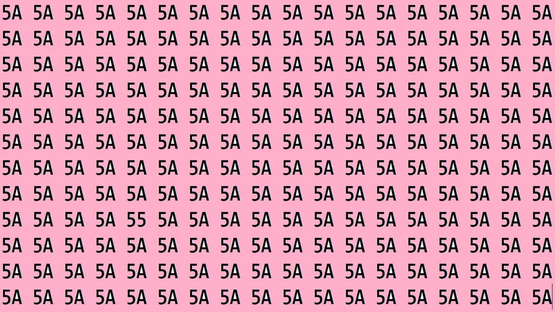 Optical Illusion IQ Test Brain Test If You Have Hawk Eyes Then Find 55 in 25 seconds