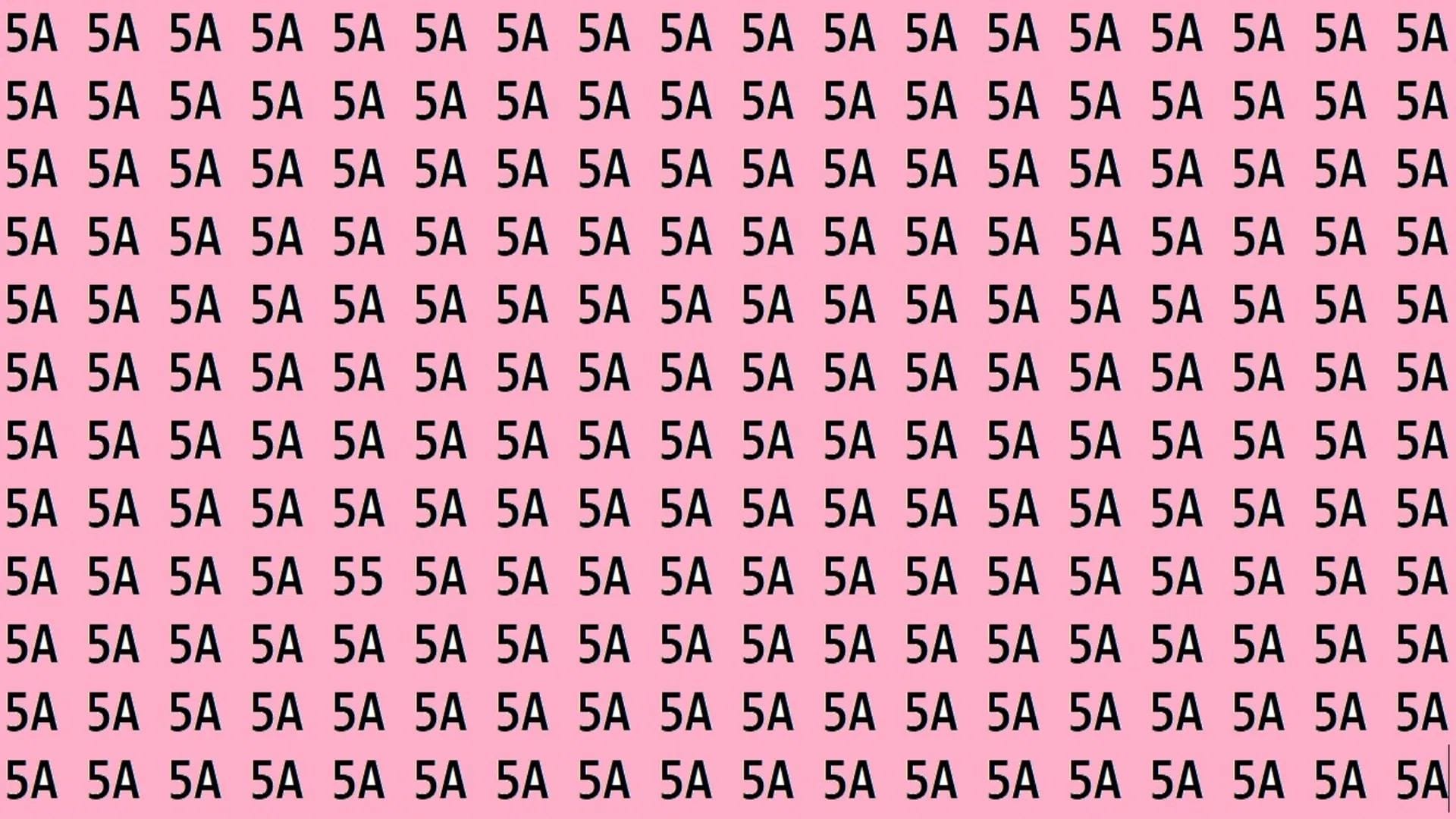 Optical Illusion IQ Test Brain Test If You Have Hawk Eyes Then Find 55 in 25 seconds