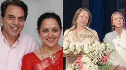 दिवंगत धर्मेंद्र की प्रेयरमीट में भावुक हुईं हेमा मालिनी