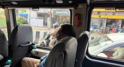 hemant soren surprise inspection ranchi bus ride urban administration jharkhand government