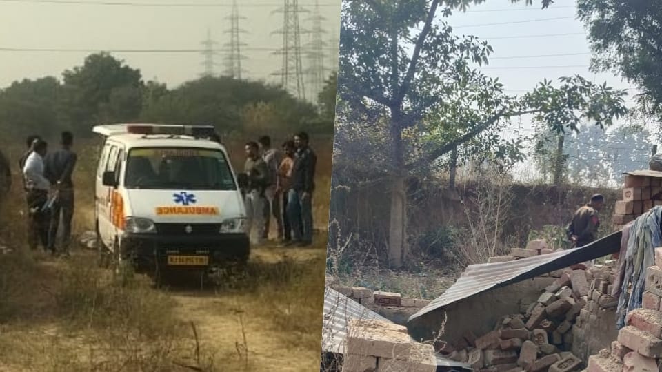 woman's body was found near the Pachgaon-Bagnaki road in the Manesar police station area