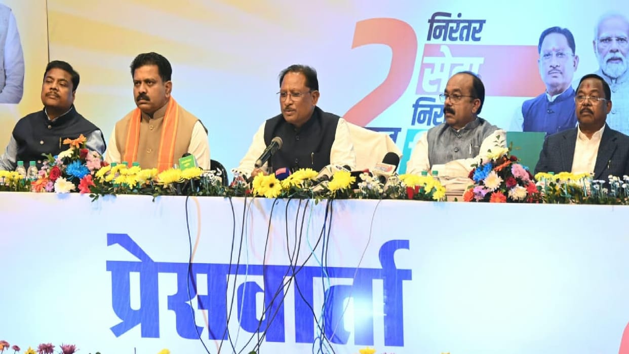 CM Vishnudev Sai said this on completion of two years of governance Chhattisgarh