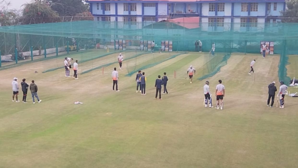 IND vs SA T20:  In the practice session, Indian players sweated it out batting in the nets, and Tilak Varma ha