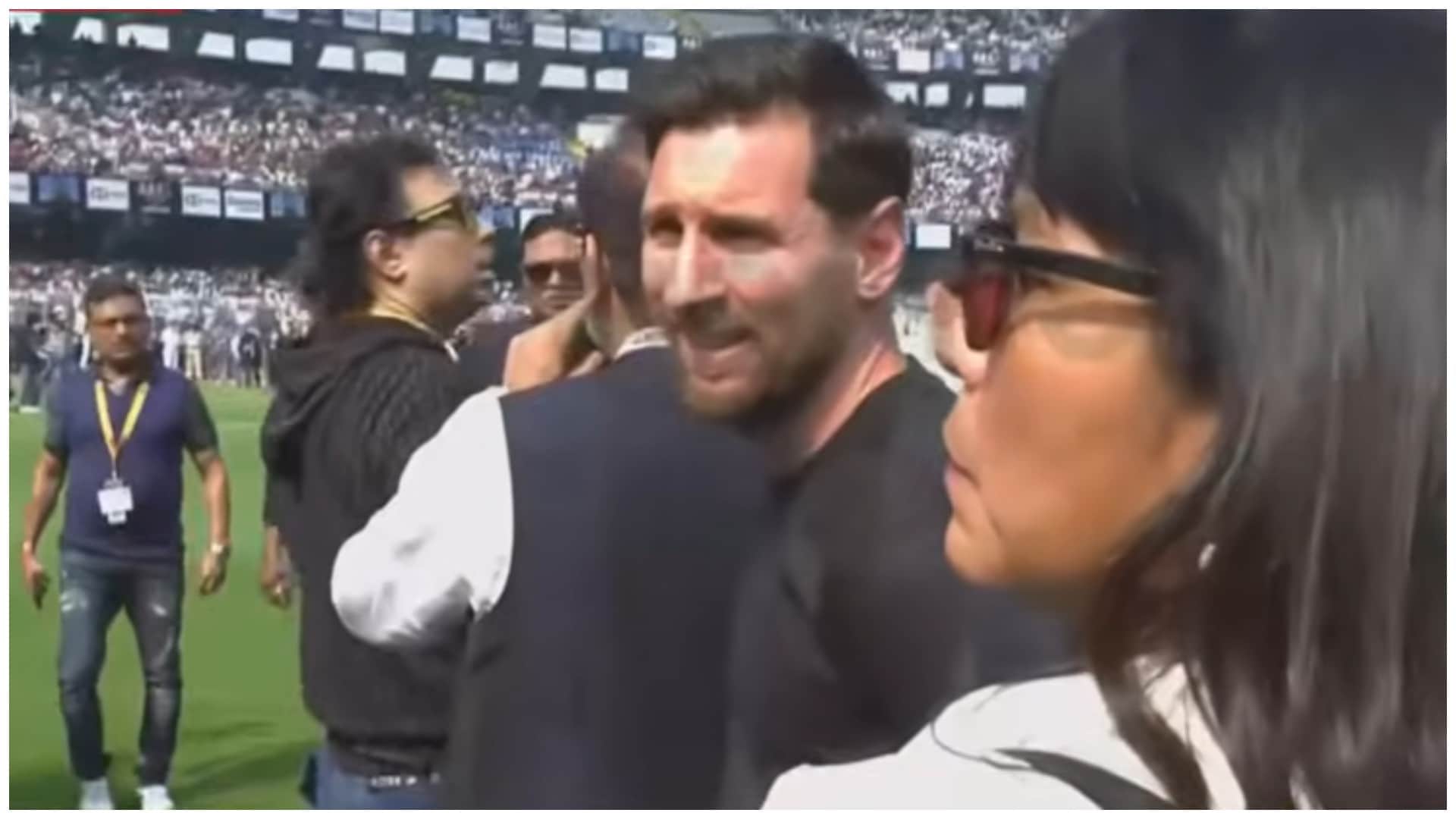 सॉल्ट लेक स्टेडियम में मेसी