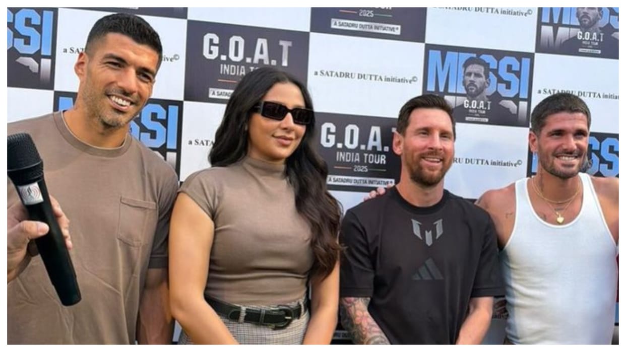 Lionel Messi India Tour: Who is the Woman Seen With Messi and Suarez in Kolkata