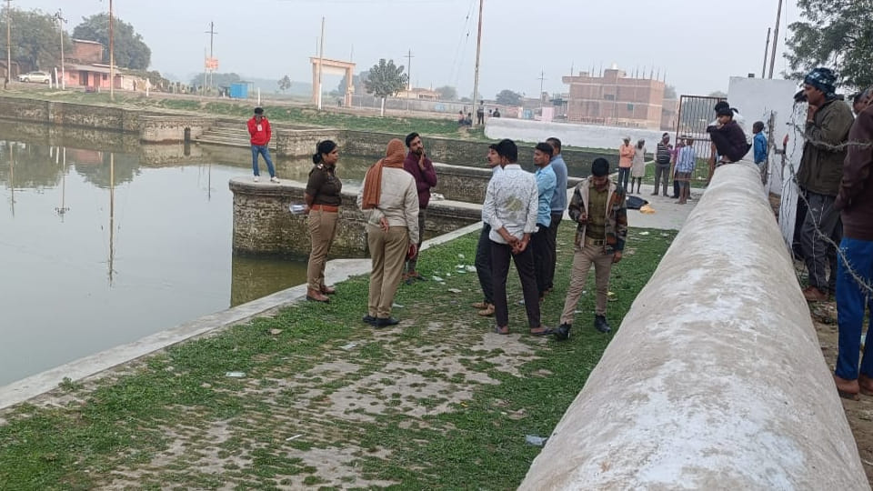 Kanpur: young woman was murdered behind a police outpost and her body was thrown into a pond