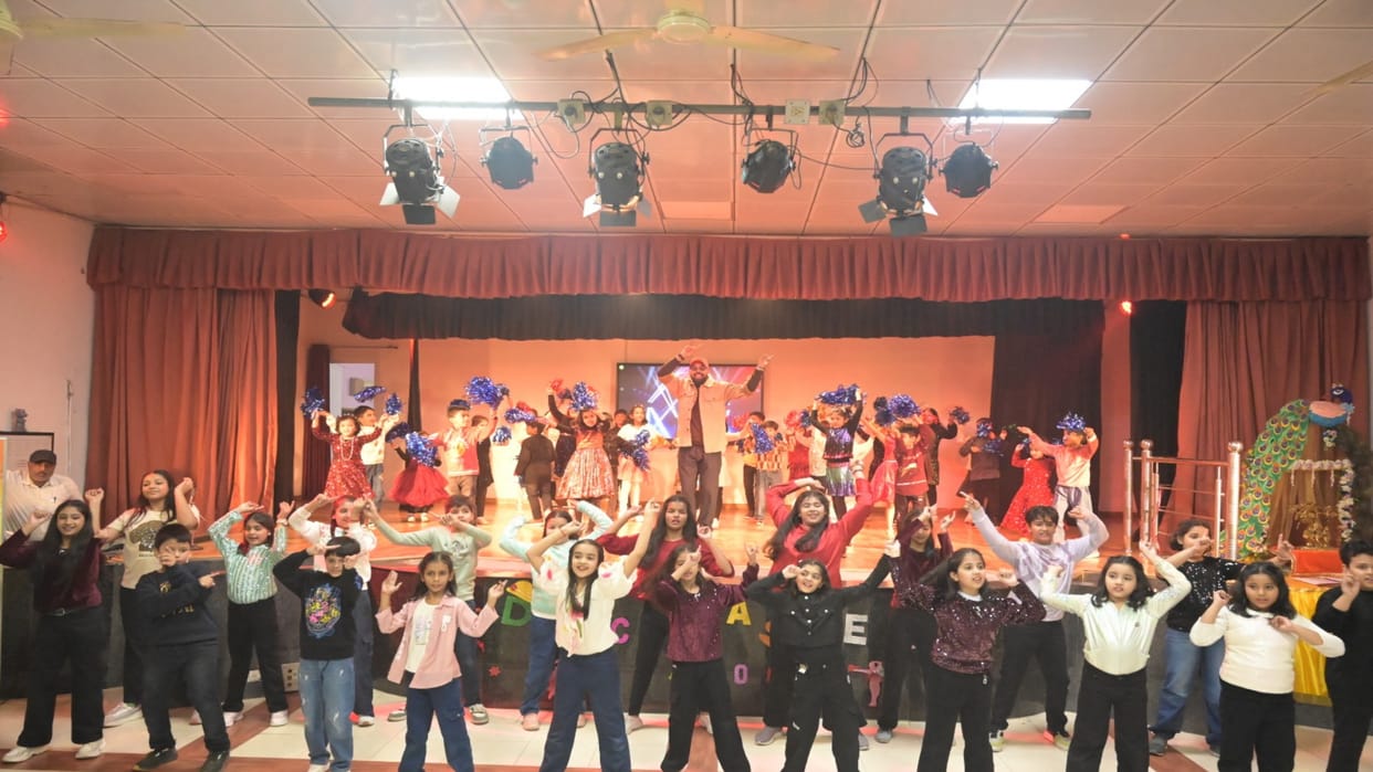 A unique combination of enthusiasm, energy and rhythm was seen at Patanjali Nursery School