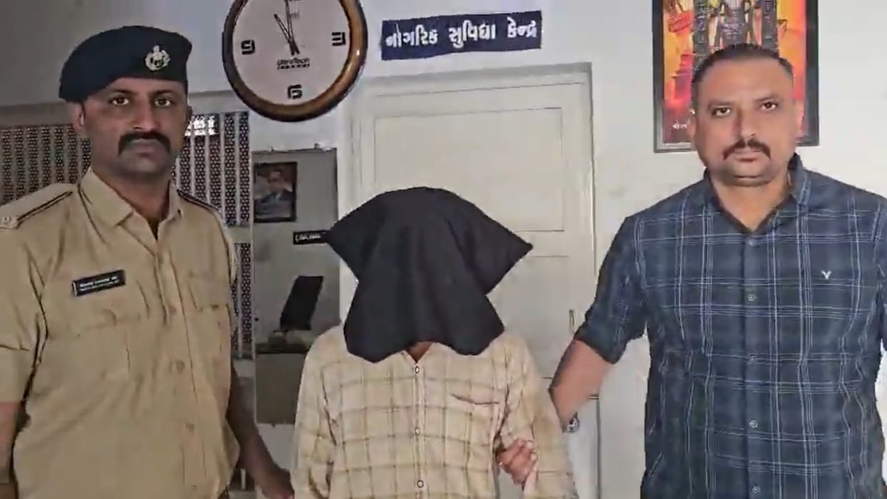 Gujarat A six-year-old girl was brutally assaulted in Rajkot the accused has been arrested