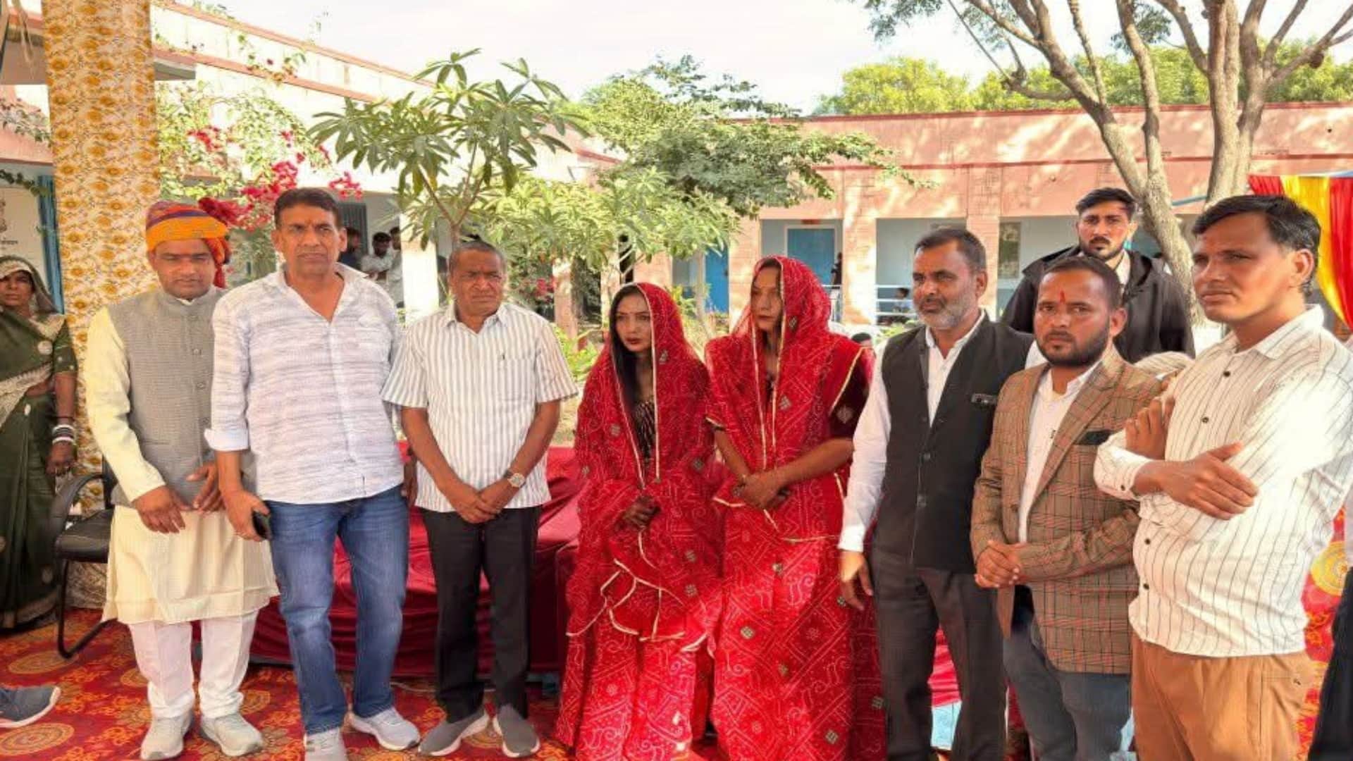 Nagaur News: School Turns Wedding Venue as Teachers, Panchayat Unite to Marry Off Daughters, Symbol of Unity