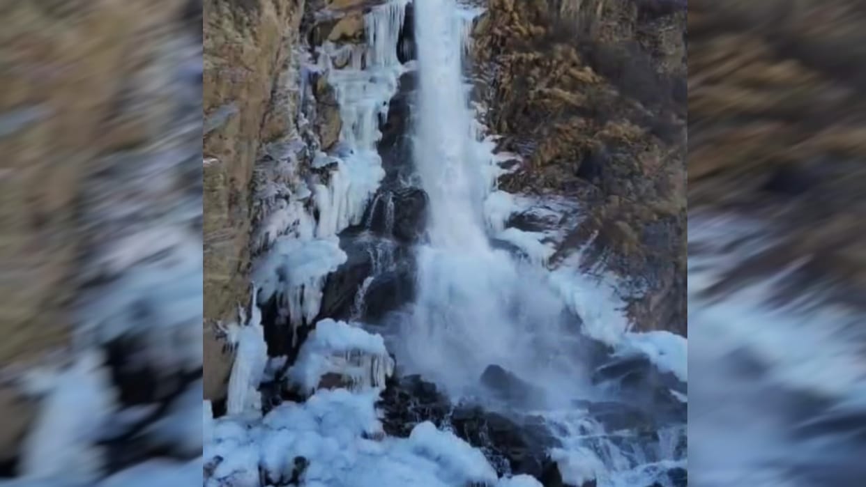 Rishi Ganga freezes in Badrinath possibility of rain and snowfall in hilly areas Today Uttarakhand Weather