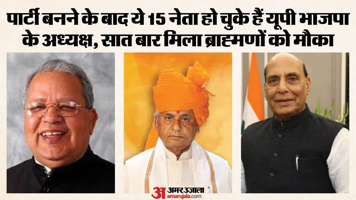 UP: Before Pankaj Chaudhary, these leaders have served as the state BJP president, and two of them got the opp