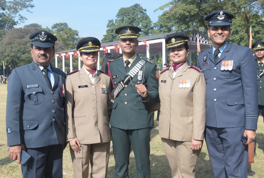IMA POP Dehradun fiancée is a Captain and now Ayush himself has become Lieutenant their story is inspiring