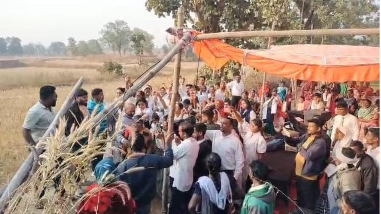 Controversy regarding healing meeting for changai sabha in Sutra at Korba