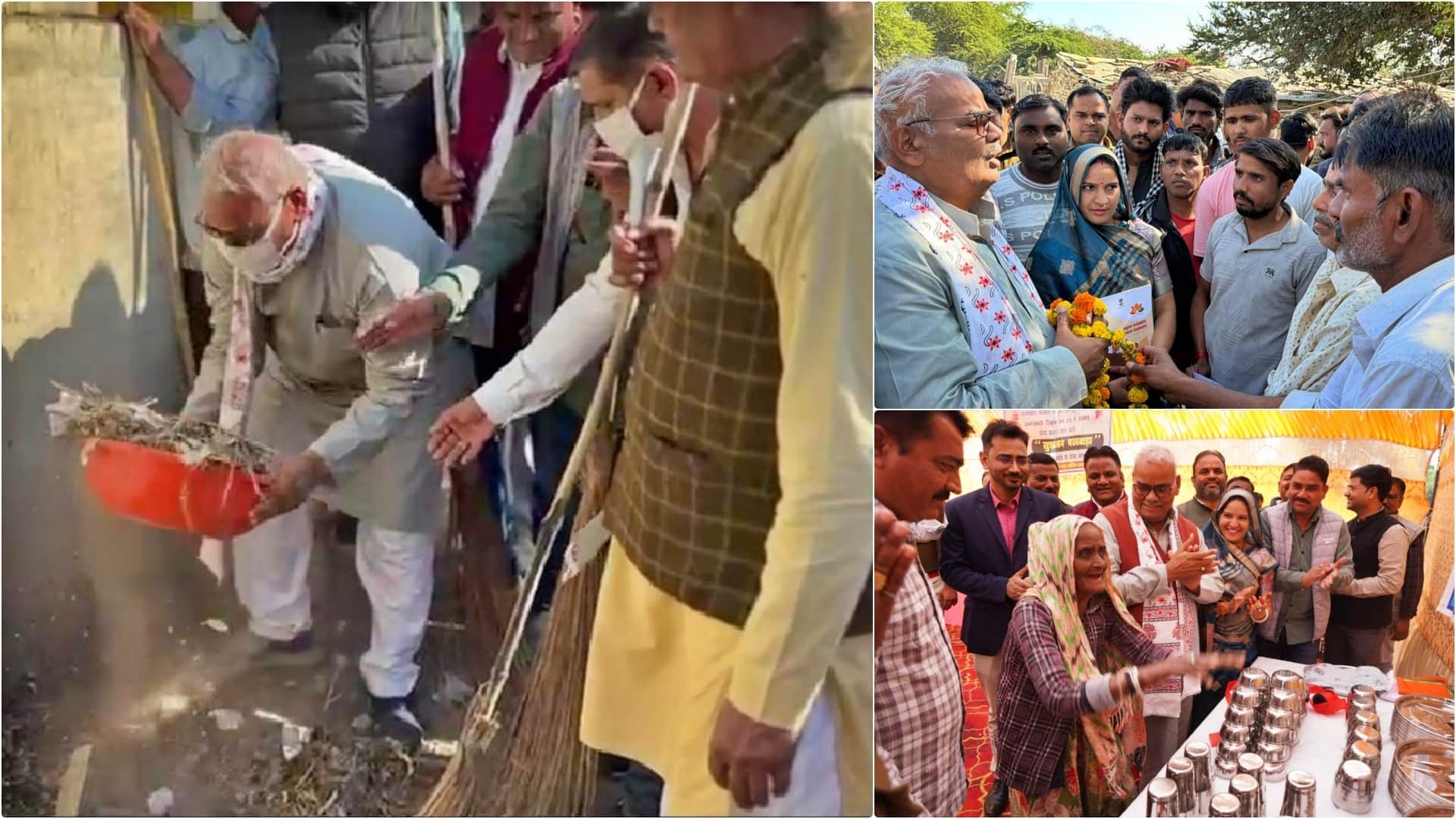 मंत्री मदन दिलावर ने झाड़ू लगाकर दिया स्वच्छता का संदेश