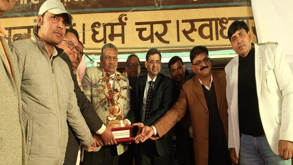 Allahabad High Court Judge Satyaveer Singh reached his old school