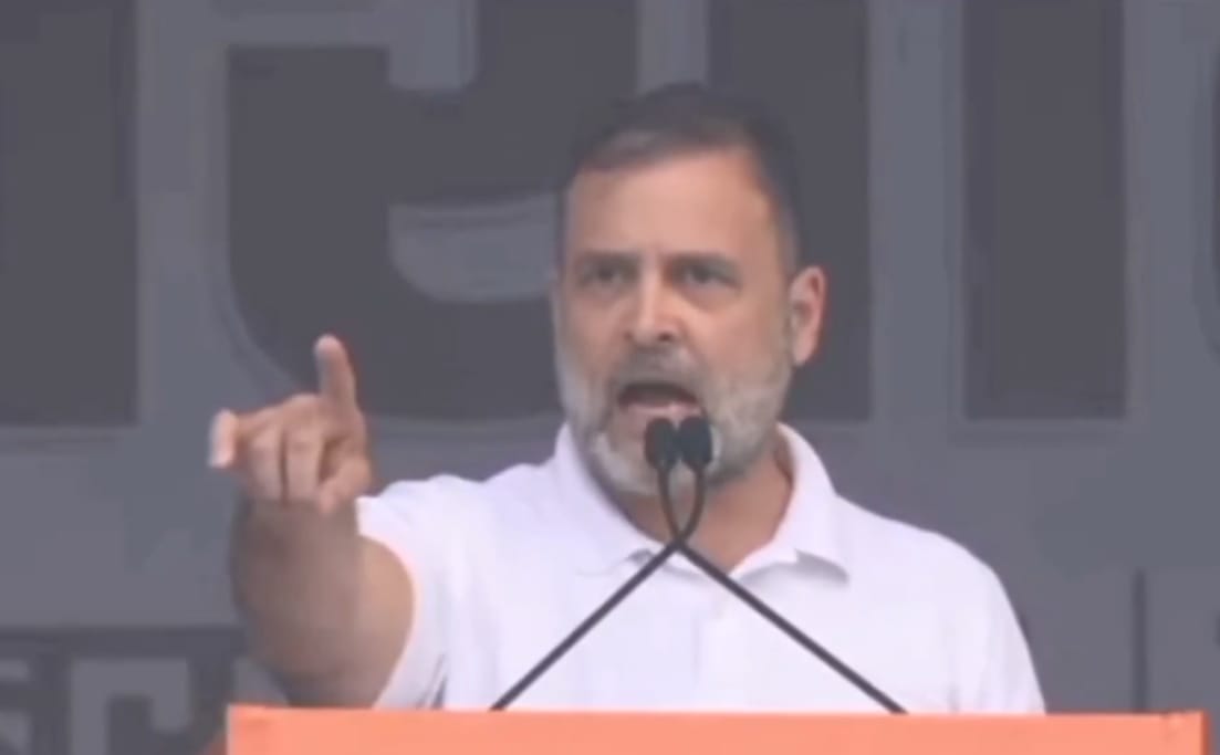 Rahul Gandhi Rally Live Updates Opposition uproar at Ramlila Maidan lashes out at SIR and vote theft issues