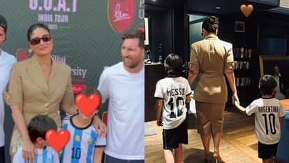 Lionel Messi India Tour Day 2: Kareena Kapoor Tiger shroff Ajay Devgn meet to Messi In Mumbai Event wankhede