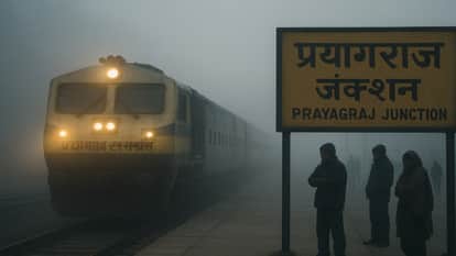 Railway News: Fog engulfs rail travel, delays for hours on end, including Prayagraj Express
