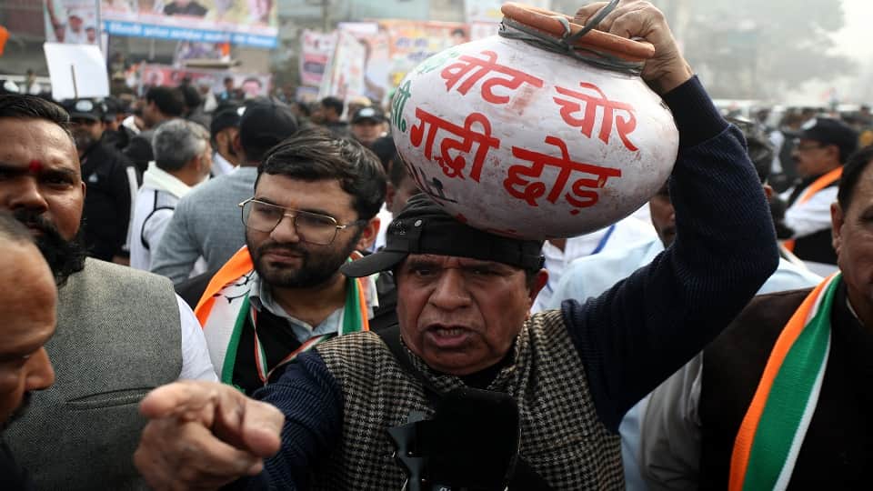 congress mega rally at Ramlila Maidan Rahul Gandhi directly attacked Modi-Shah