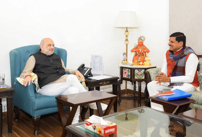 सीएम मोहन यादव ने अमित शाह से दिल्ली में की मुलाकात