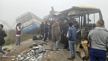 घने कोहरे से हरियाणा के कई जिलों में सड़क हादसे