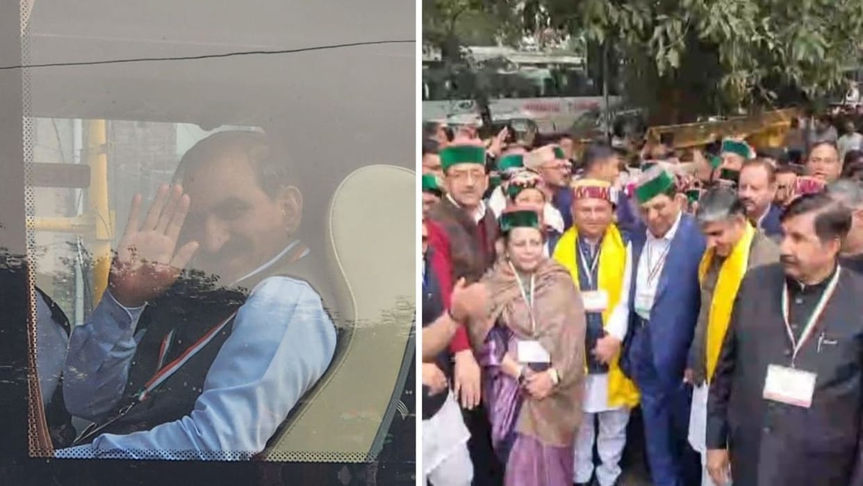 CM Sukhvinder Singh Sukhu participated in national  congress delhi rally