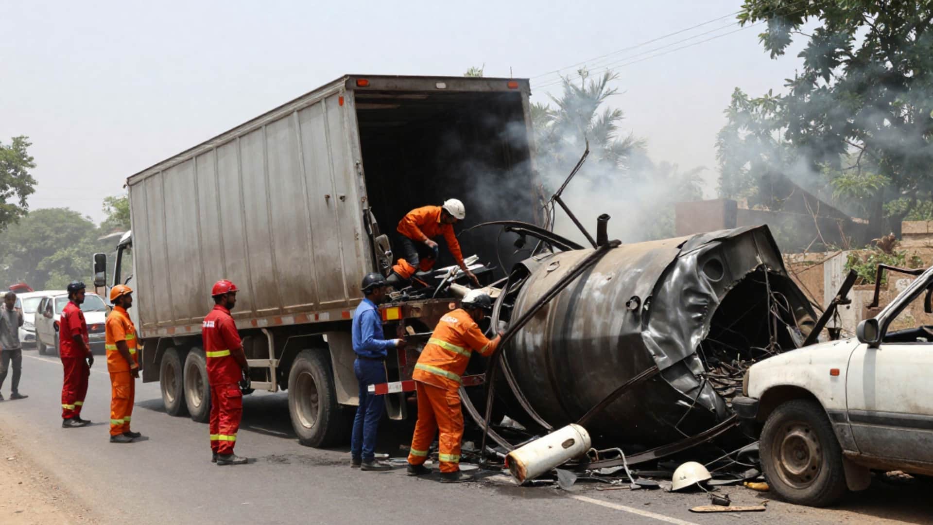 उदयपुर में भीषण सड़क दुर्घटना। (सांकेतिक तस्वीर)