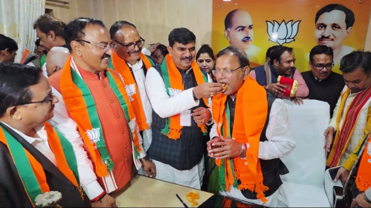 UP BJP: Pankaj Chaudhary takes charge as the 17th President of UP BJP