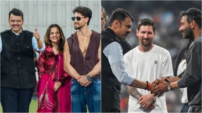 Lionel Messi India Tour Day 2: Kareena Kapoor Tiger shroff Ajay Devgn meet to Messi In Mumbai Event wankhede