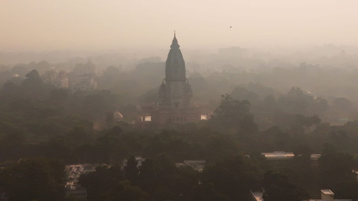 Westerly winds have increased cold Varanasi dense fog alert issued for three days