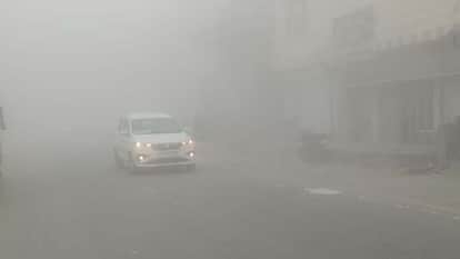 Dense fog in Punjab visibility lessens